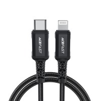  USB kabelis Acefast C4-01 MFi PD30W USB-C to Lightning 1.8m black 